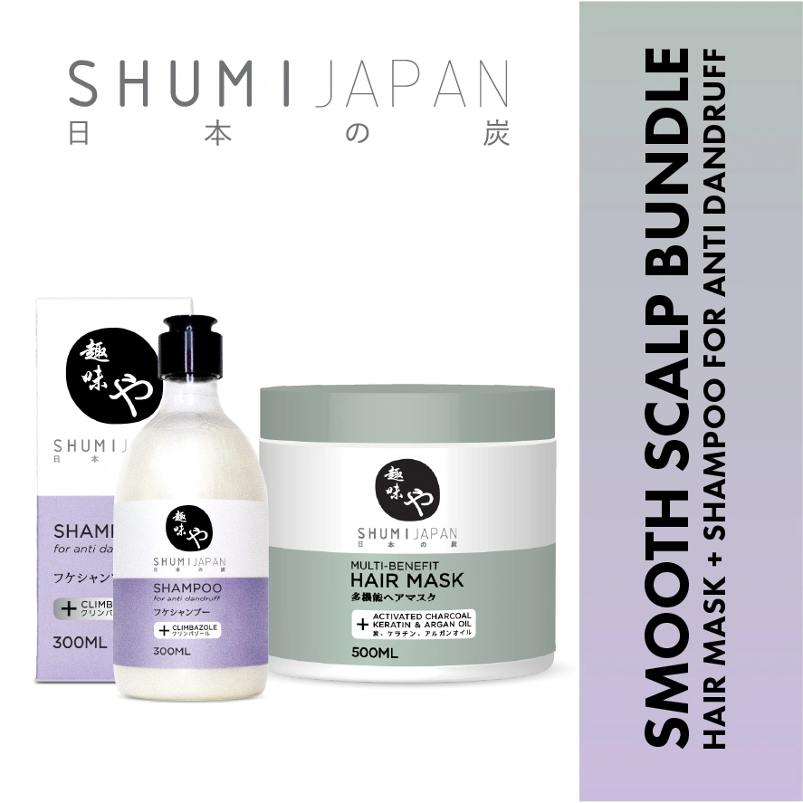 [BPOM] PAKET KULIT KEPALA LEMBUT! SHUMI Japan Hair Mask + Shampoo for Anti Dandruff / Treatment / Haircare / Masker Rambut / Shampo