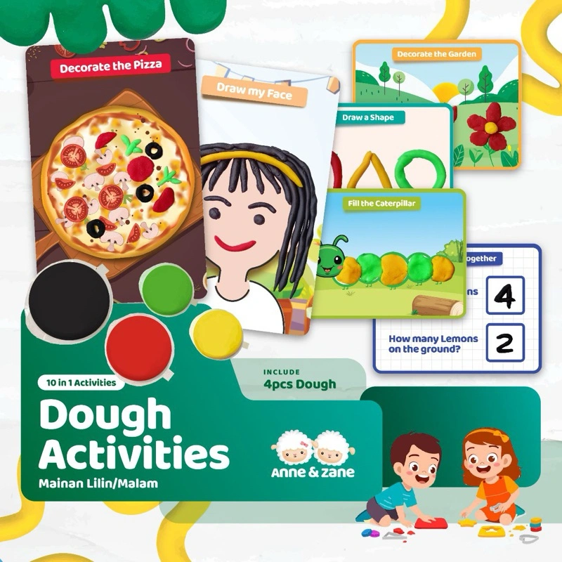 Dough Activities / Play Dough / Aktivitas Dough / Aktivitas Anak / Mainan Edukasi Anak/Mainan Lilin