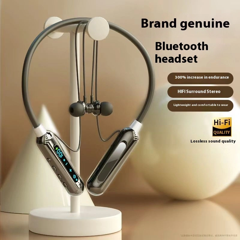 Headphone Bluetooth 5.2 Neckband Earphones Hifi Stereo Sports Headset Waterproof Magnetic Earbuds