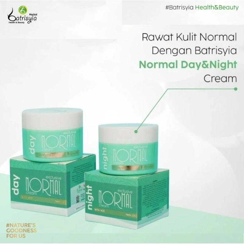 Batrisyia Exclusive Normal Day & Night Cream 15 g