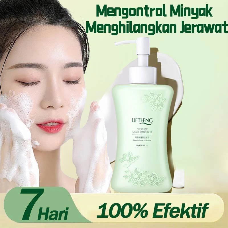 Pembersih Wajah Anti Jerawat Wanita Pembersih Wajah Anti Jerawat facial wash kulit berminyak 200g