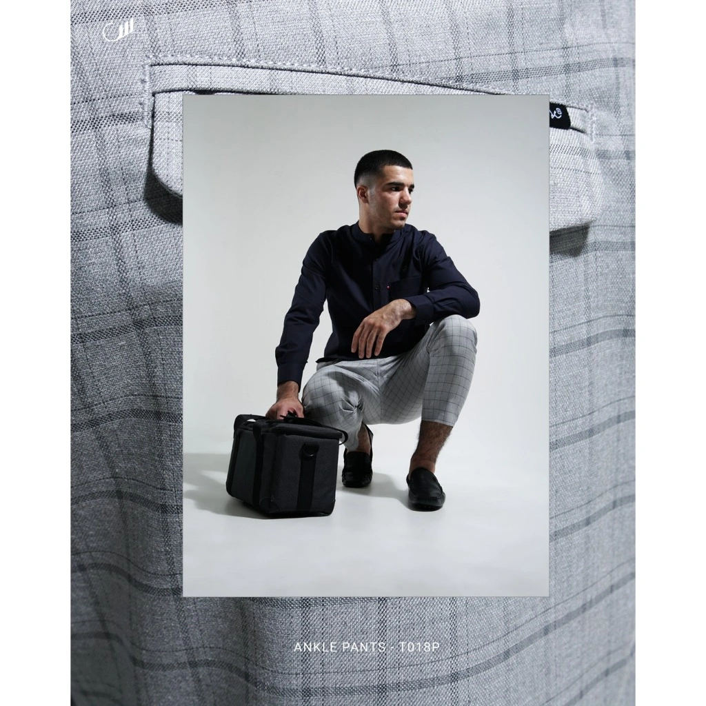 Samase Sirwal Office Tartan T018P Semi Wool