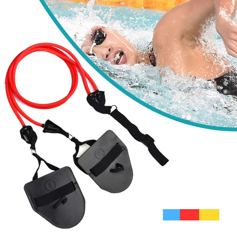 Tali Resisten Alat Latihan Kekuatan Untuk Latihan Berenang Dry Training With Paddles