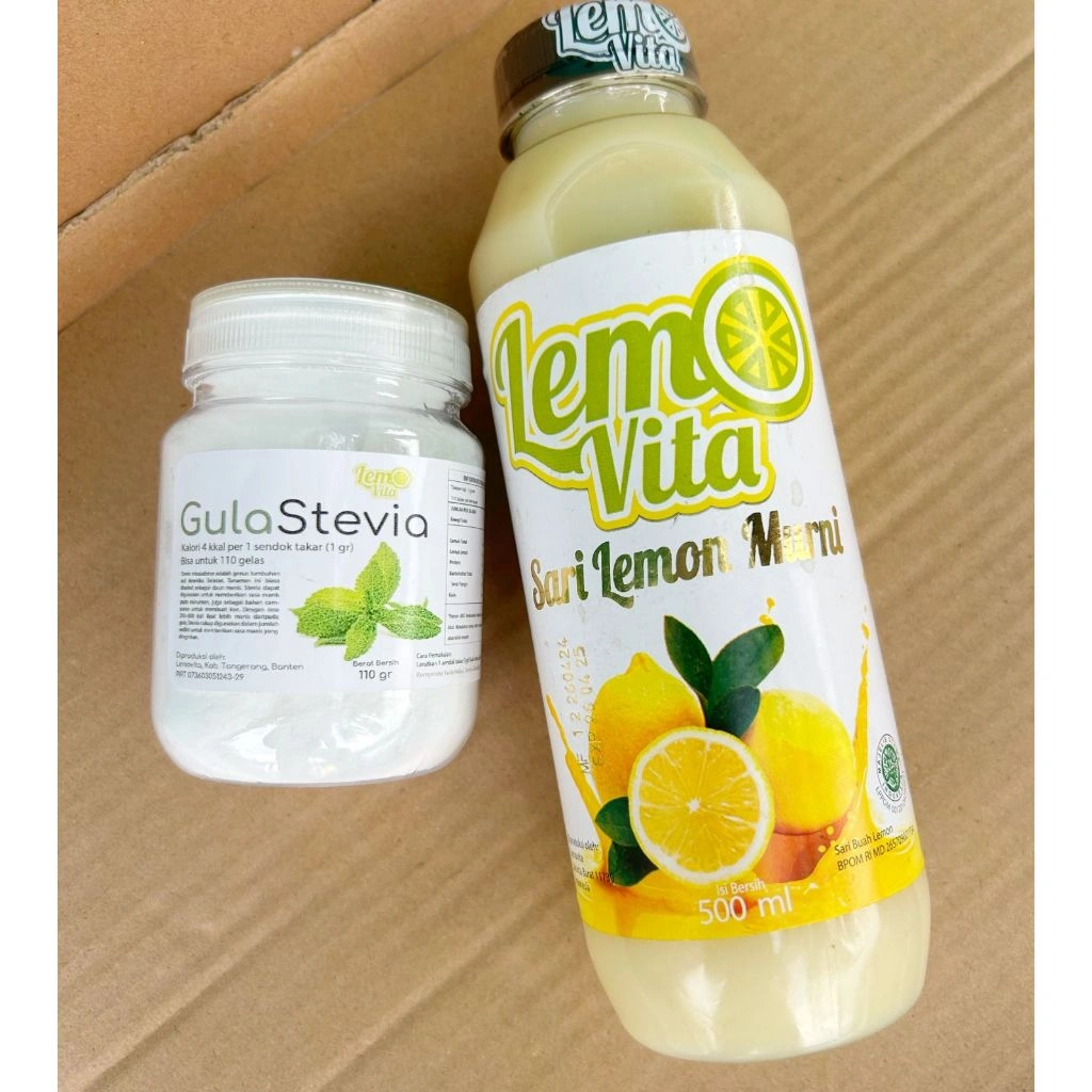 [ PAKET BUNDLING ] Lemovita + STEVITA Gula stevia 110 gr