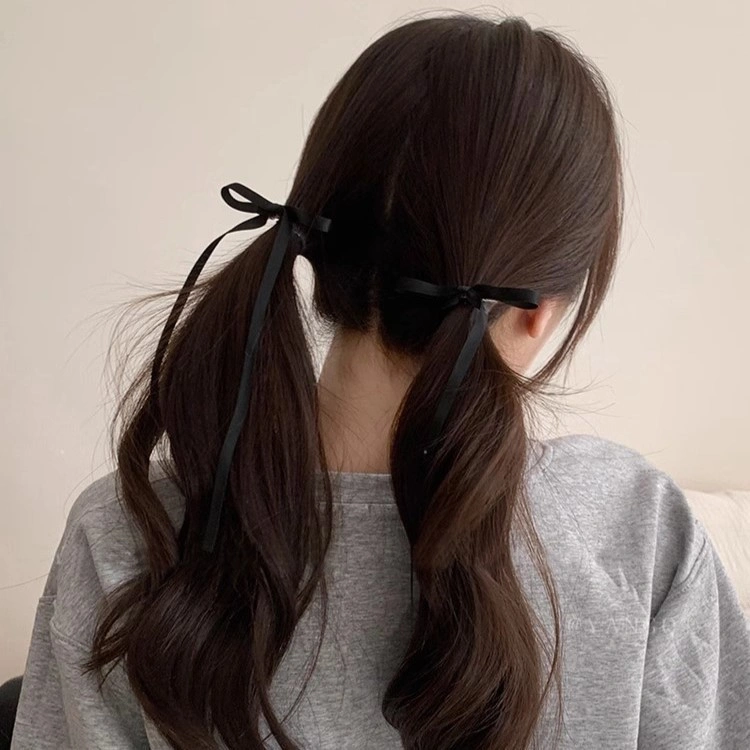 [CUCI GUDANG] JEPIT PITA RIBBON BOW PANJANG JEPITAN KLIP RAMBUT LONG HAIRCLIP KOREA WANITA CEWEK KOREAN HAIRSTYLE