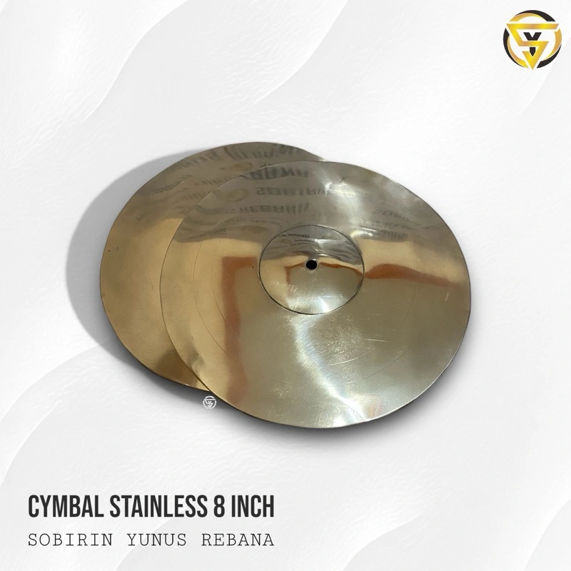 Cymbal Crash Cymbal Splash Simbal Marawis Stainless Mornel Ukuran 8 Inch