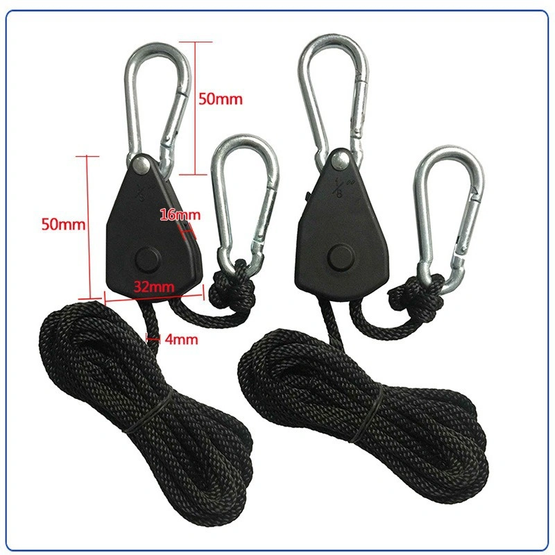 Katrol Tali Guyline Stopper Buckle Tenda Flysheet / Carabiner Tali Guyline Pengencang Tali Tenda