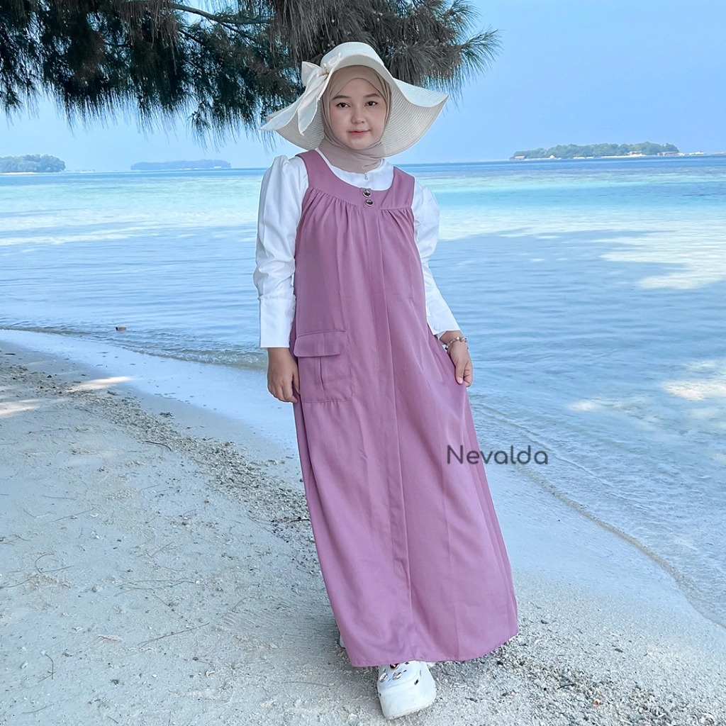 Nevalda - Jenna Overall Dress Wanita Premium / Jumpsuit Wanita Kekinian