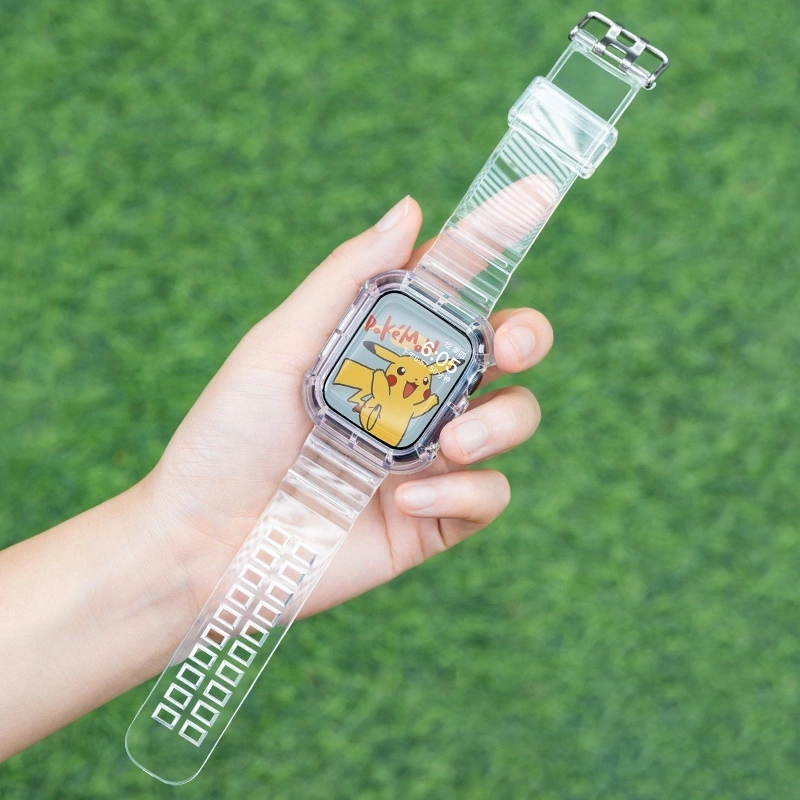 NEW Xavier Smartwatch Transparan Strap Rubber Bening- bisa telp