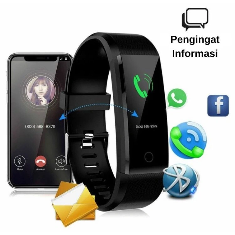 COD Smart Band Smartband Onix B11 Jam Gelang Pintar Smart Watch Smartwatch Heart Rate Monitor Waterproof