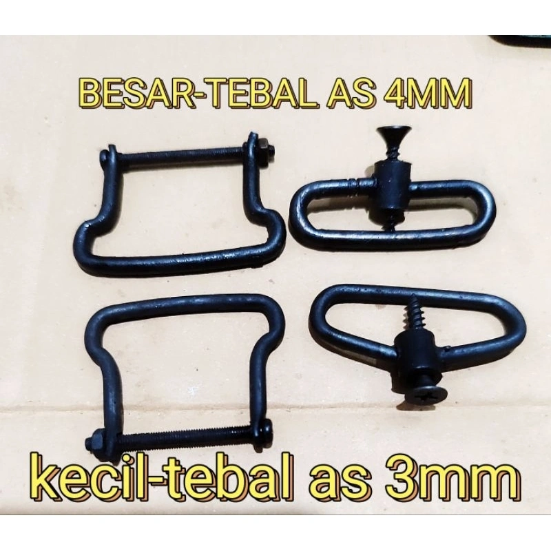 swivel sabuk dudukan tali sandang