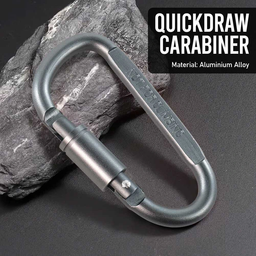 APEN Carabiner Alumunium Gantungan Tas Karabiner Aluminium Alloy Quickdraw Barang Unik - AT7600