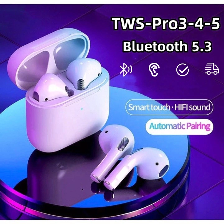 TWS Earphone Bluetooth TWS Headset Bluetooth True Wireless Earphone Bluetooth Earbuds Terbaru