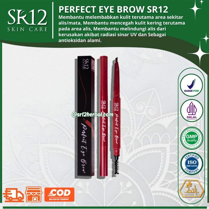 Eye Brow SR12 / Pensil alis / SR12 Perfect Eye Brow / Eyebrow sr12 / Eye Brow Tahan lama