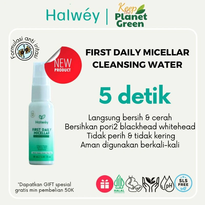 HALWEY First Daily Micellar Cleansing Water 30mL