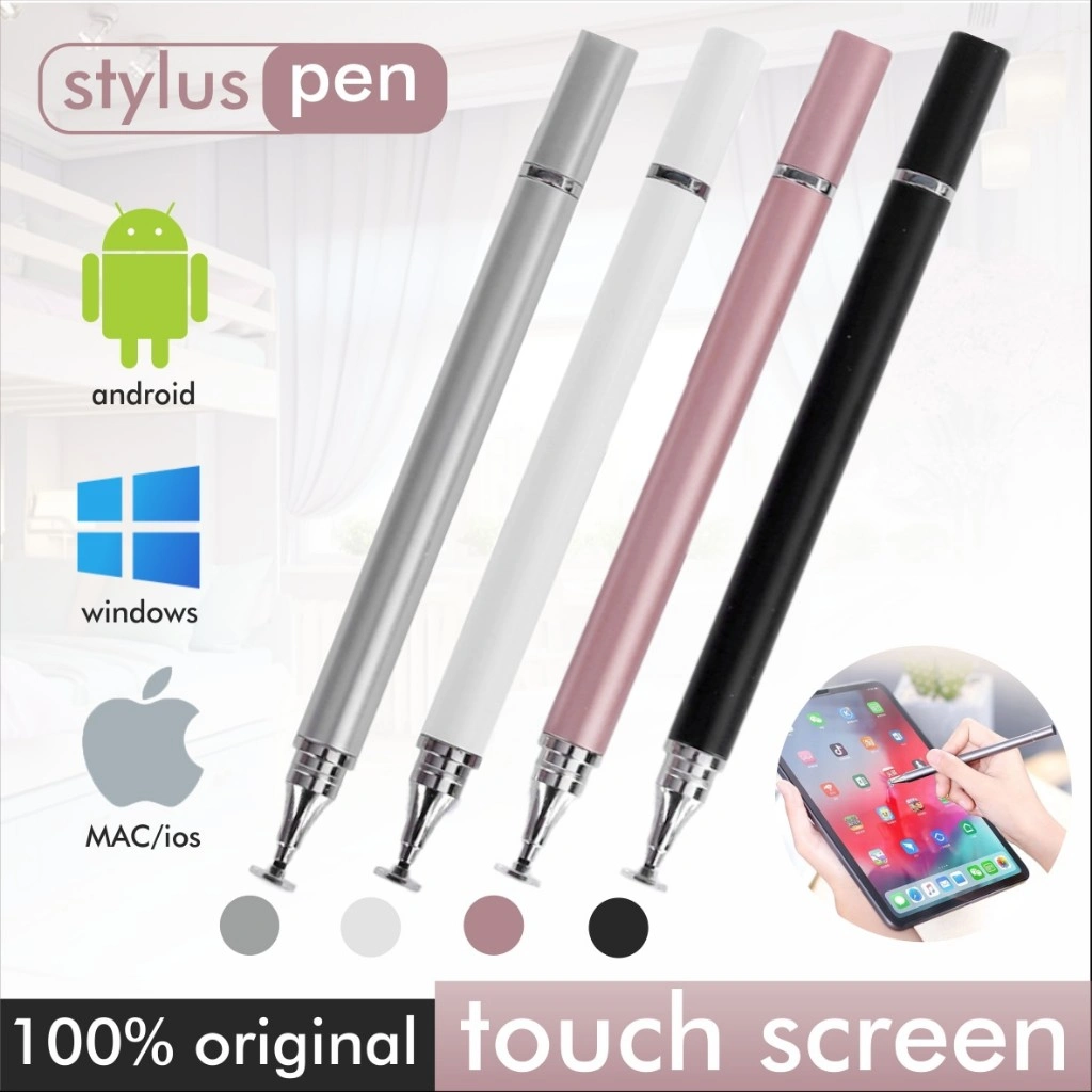 Stylus Pen Touch Screen / Bolpen Stylus Untuk Ipad Tablet HP 2in1 / Pulpen Stylus Responsif Bisa Untuk Iphone Android / Stylus Pen Universal