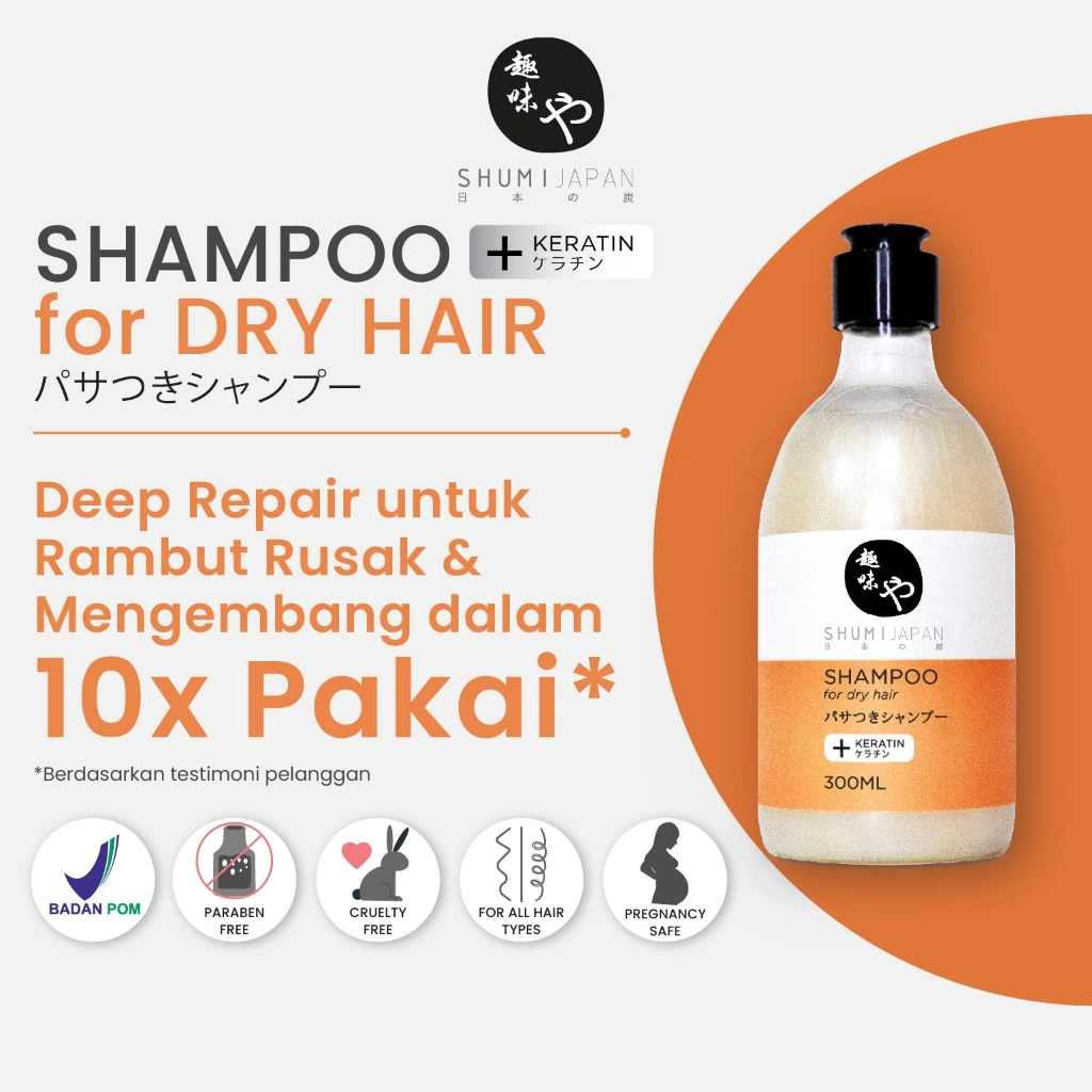 [BPOM] PROMO! SHUMI Japan SHAMPOO for Dry Hair 300ml Shampoo / Treatment / Haircare