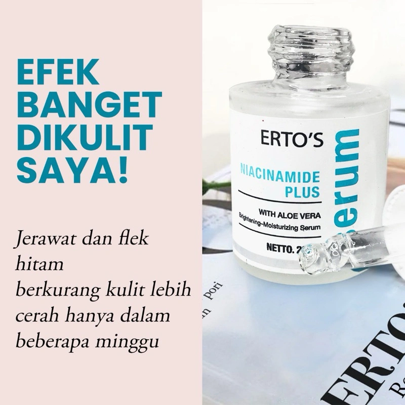 Erto's Niacinamide Plus Serum Dosis ringan Advanced