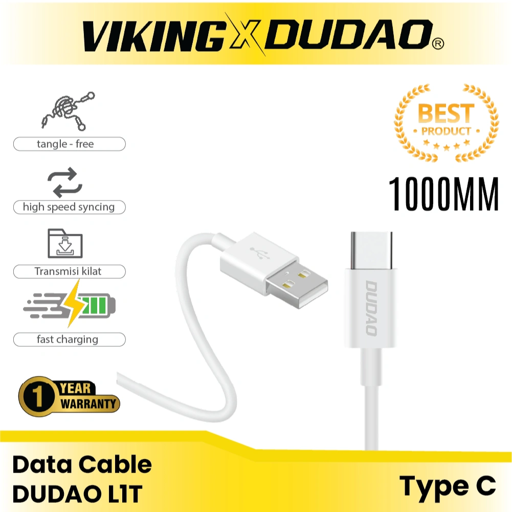 VIKING x DUDAO Kabel Data L1L Lightning - L1T Type C