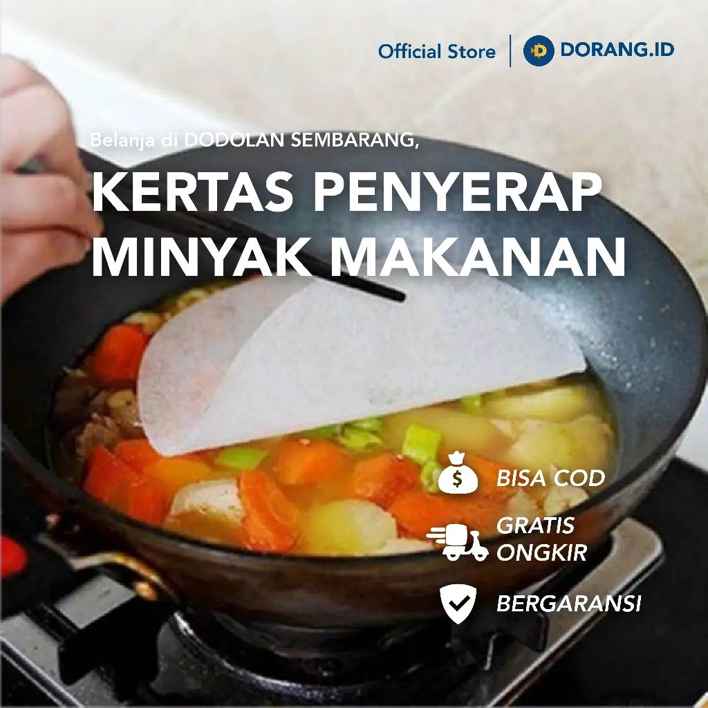 (DODOLAN SEMBARANG) Kertas Filter Penyerap Minyak pada Kuah