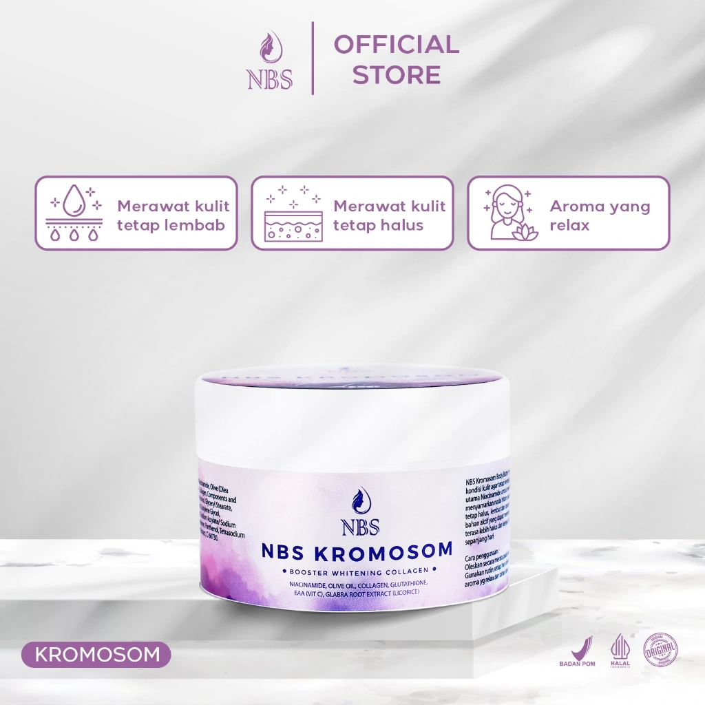 NBS Kromosom Body butter Booster Whitening Collagen 120gr