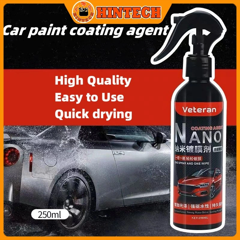 Coat Gloss Pengkilap Body Mobil 500ml dilengkapi dengan kepala semprotan mencerahkan dan licin tahan air dan anti-fouling satu botol tahan 5 tahun cocok untuk se Kit Pengkilap Cat Mobil / Kit Pengkilap Body Mobil / Coating Nano Ceramic
