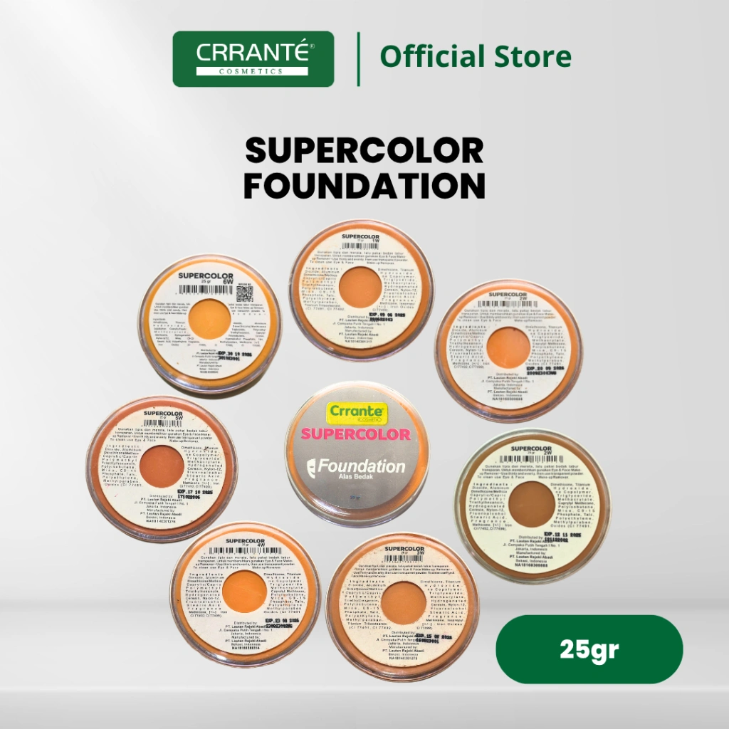 Crrante Foundation Supercolor 6 Varian - 25 gr