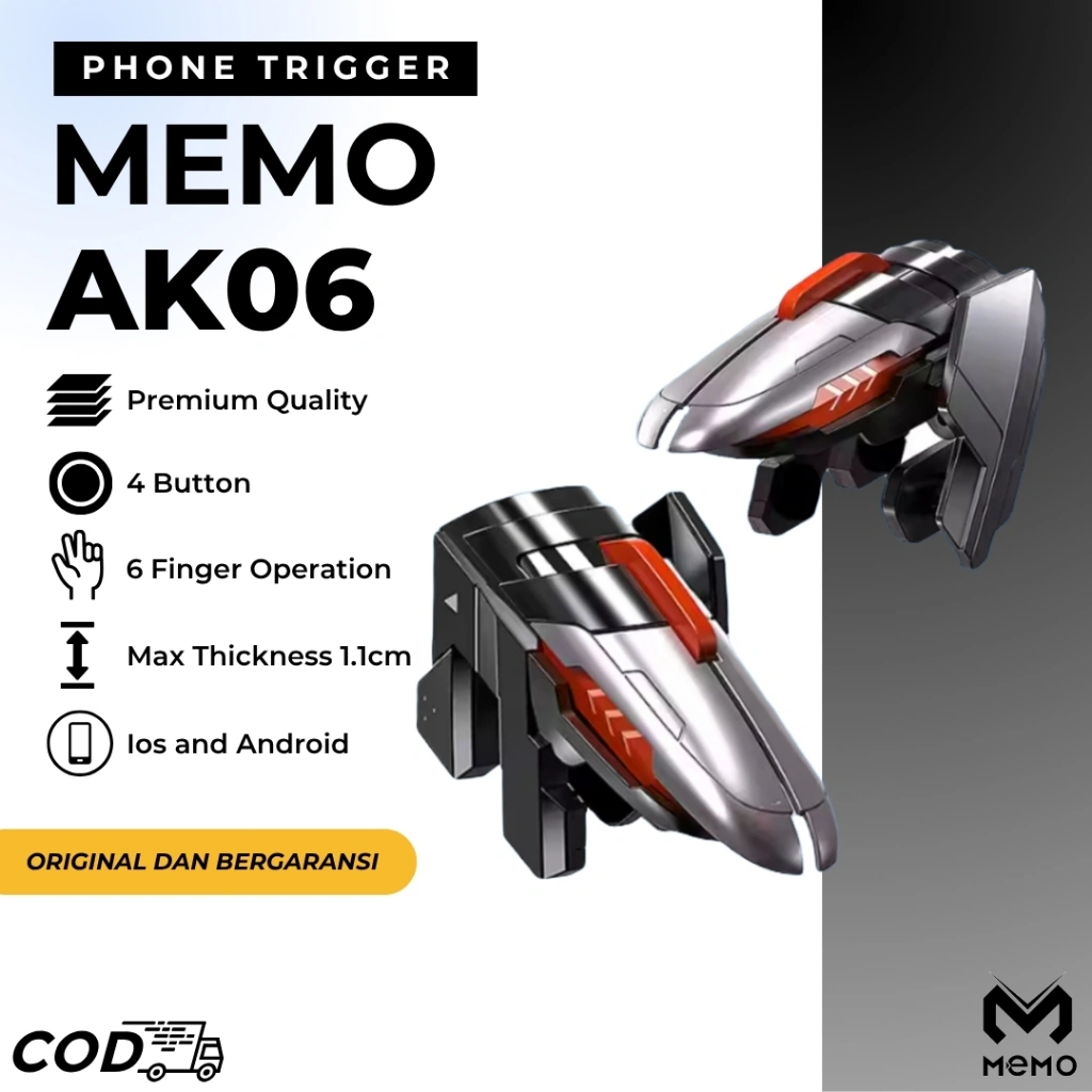 MEMO AK06 CONTROLLER L1 R1 L2 R2 TRIGGER GAMING JOYSTICK