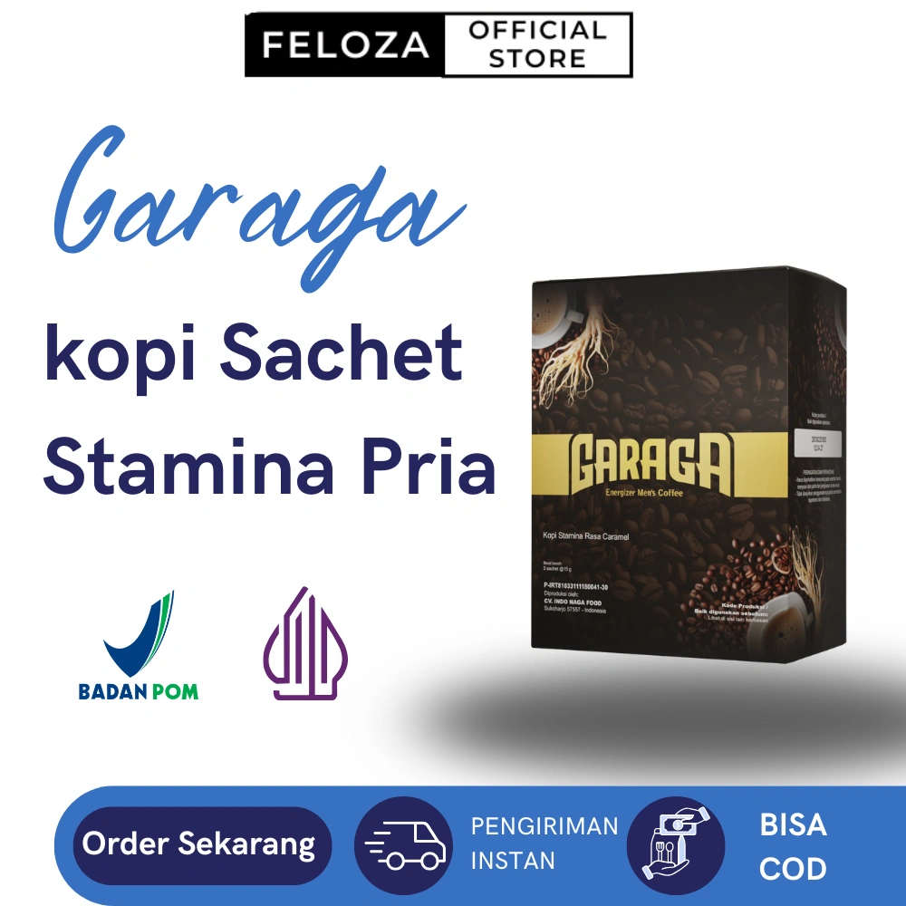 GARAGA KOPI SACHET MINUMAN INSTAN KHUSUS PRIA DWS 1 BOX 5 SACHET