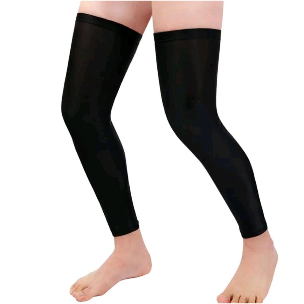 Deker knee pad kaki panjang olahraga volly Basket Futsal manset leg warmer sleeve pelindung olahraga pakaian