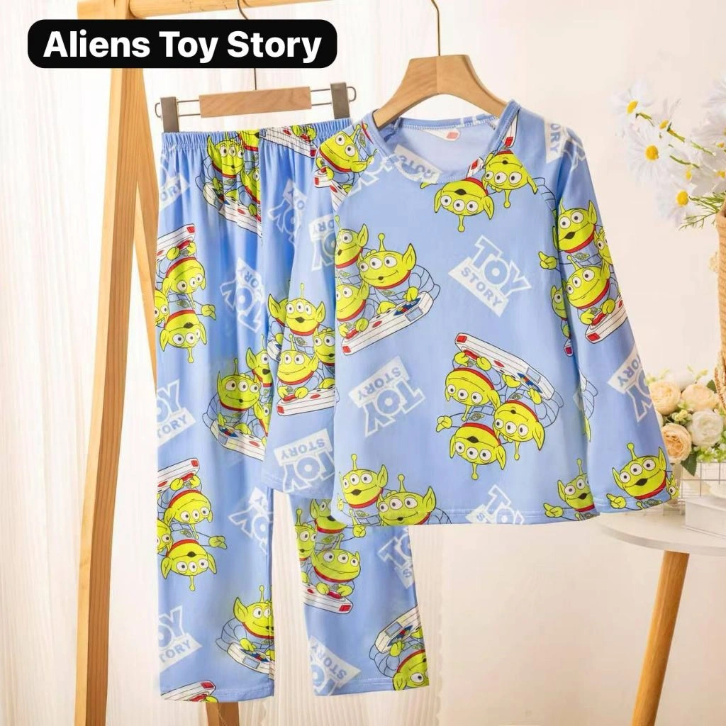 Piyama / Baju Tidur Anak Laki Laki Motif Karakter Umur 4-15 Tahun