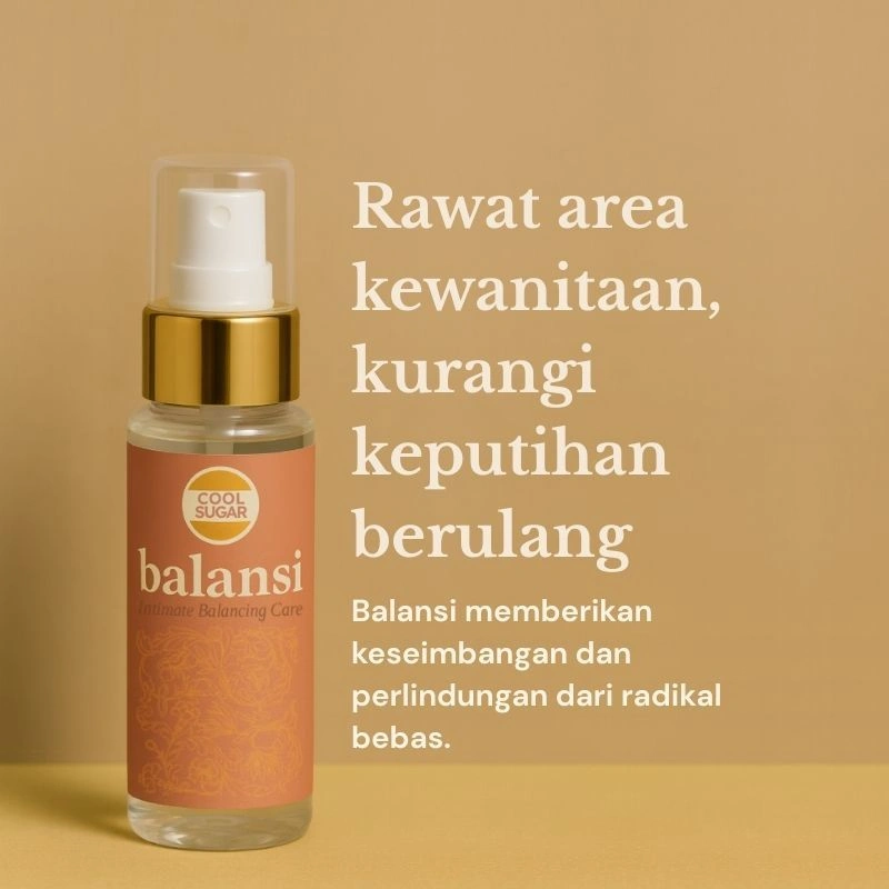 Coolsugar Balansi Feminine Hygiene Spray Pembersih Intimate Wash Miss Keputihan Kewanitaan Area Care