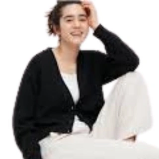 Cardigan Atasan Wanita Polos Bahan Rajut Kardigan Lengan Panjang Sweter Wanita Polos