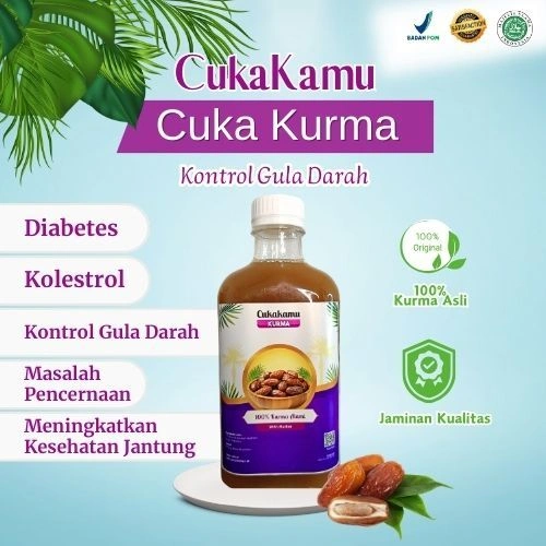 Cukakamu Cuka Kurma Menurunkan Kadar Gula Darah Tinggi Serta Menjaga & Memelihara Kesehatan Jantung