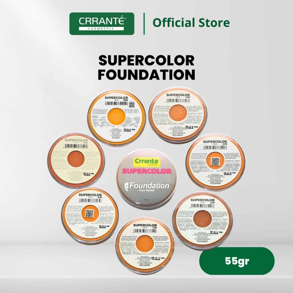 Crrante Foundation Supercolor 6 Varian - 55 gr