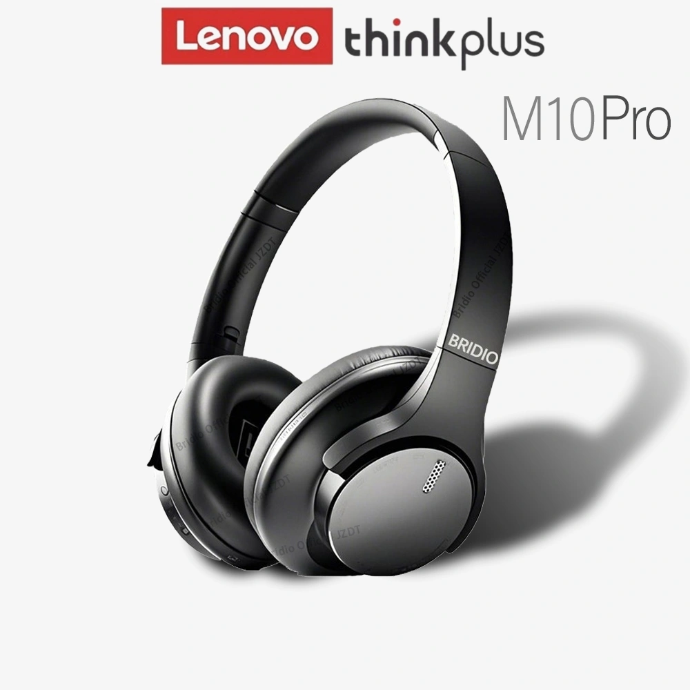Lenovo Bridio M10pro Foldable Stereo ANC Earphones Wireless Bluetooth Headphone Super Bass Noise Cancelling