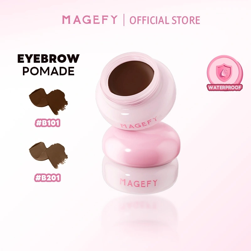 MAGEFY Eyebrow Dying Cream 2-In-1 Eyebrow Cream & Powder Gel Pomade Waterproof And Not Easy To Be Stained MF-E05
