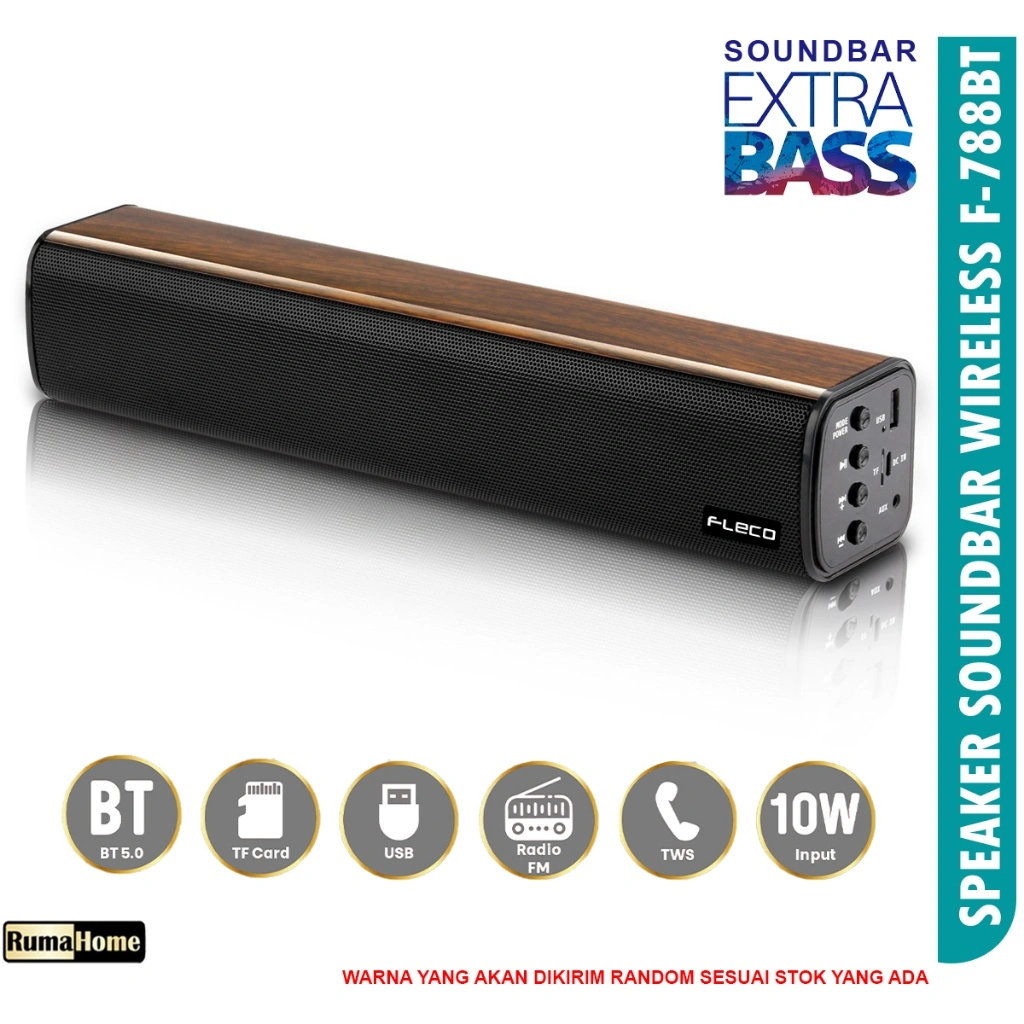 Speaker soundbar bluetooth garansi for Laptop / PC / Gaming / Home Audio Super Bass Portable, power full Mini Soundbar