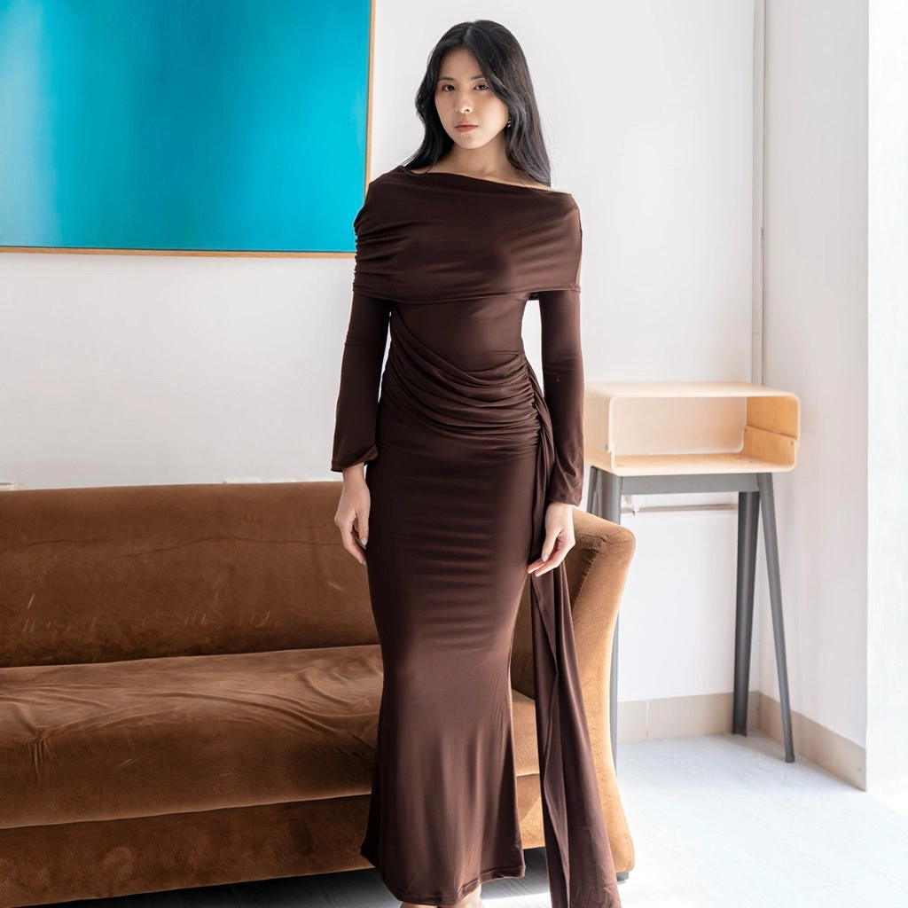 FAYANNA SHAWL SABRINA DRESS