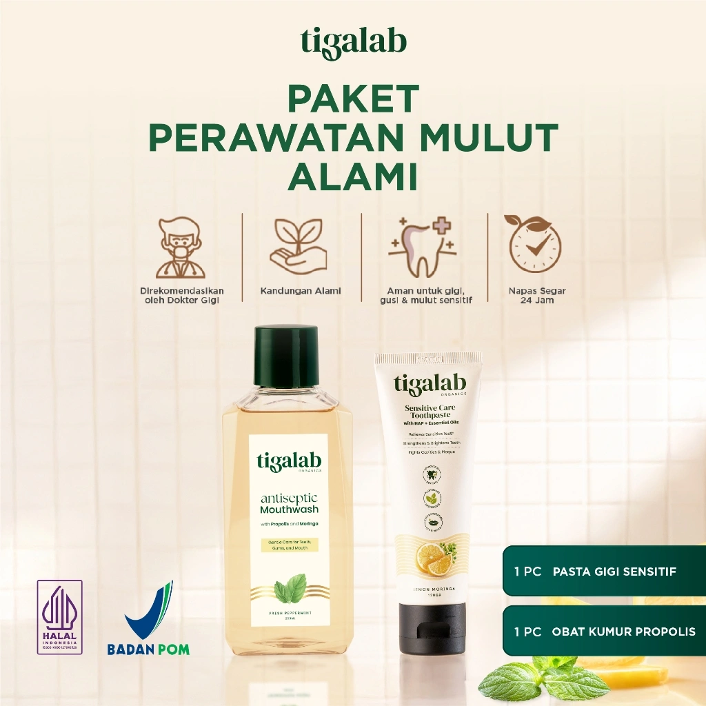 [Bundle Oral Kit] Sensitive Care Toothpaste & Gentle Propolis Mouthwash