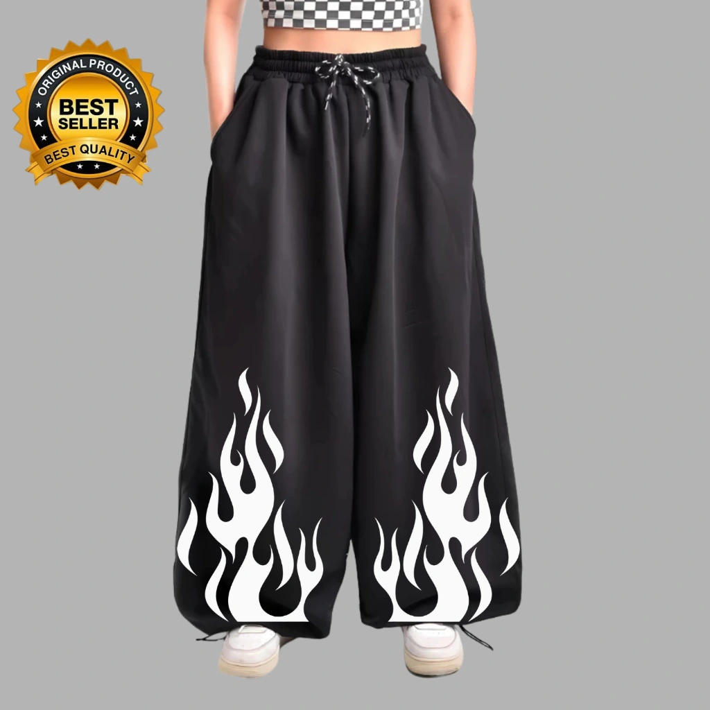 Synthesis Expertise Celana Panjang Baggy Balloon With Back Pocket Api Menyala Bayak Motif Skena Kece Keren 2025 Top Lokal Bandung
