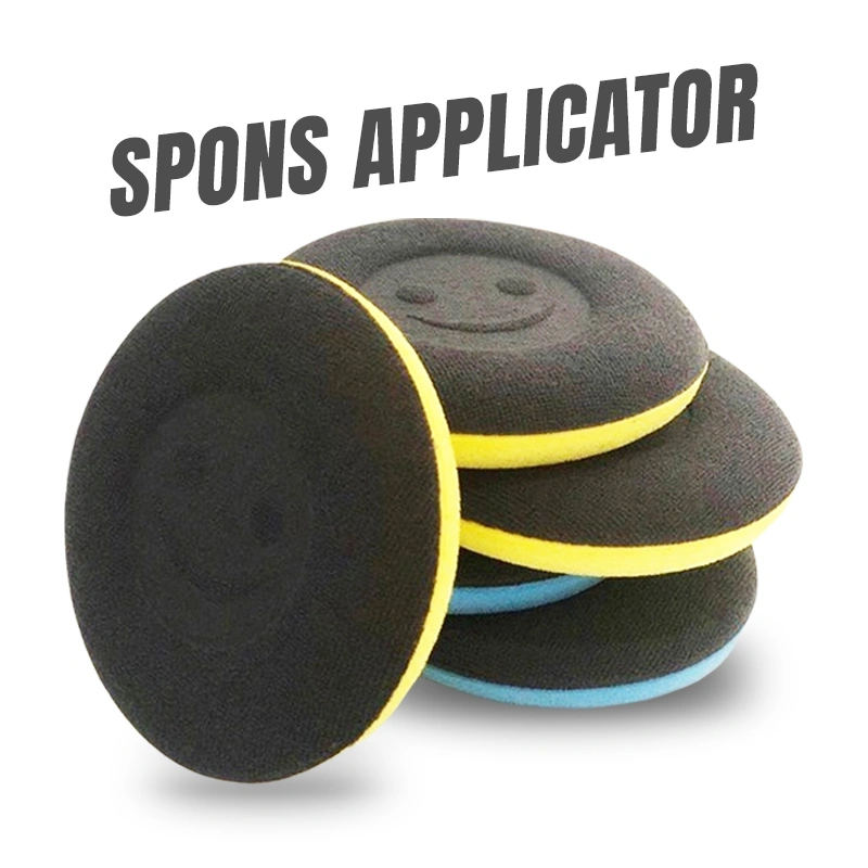 Busa 2 Sisi Sponge Poles Foam Coating Detailer Spons Applicator Pad Detailing Polish