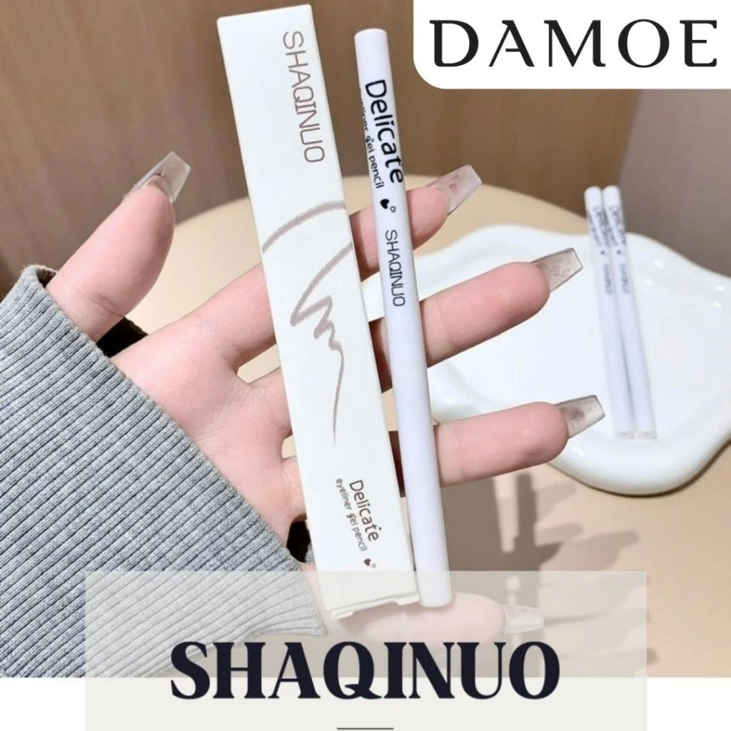 SHAQINUO Delicate  exquisite eyeliner gel pen waterproof and sweat-proof eyebrow