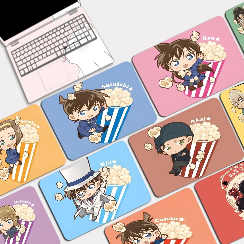 Mouse Pad Motif Detective Conan Chibi Anime Mousepad Anti-slip Rubber
