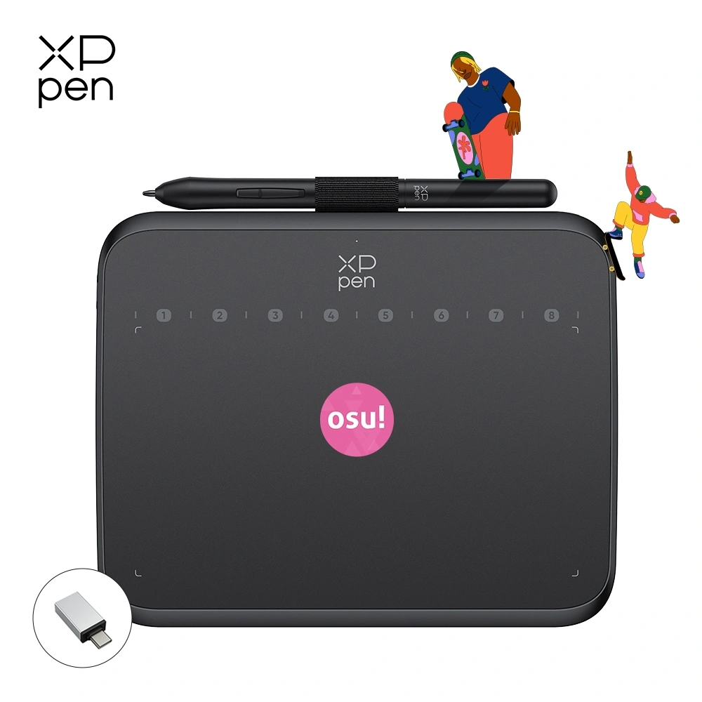 XPPen Deco 640 Graphic Drawing Tablet 6" Pen Tablet With 16K Pen Support Tilt With 8 Shortcut keys