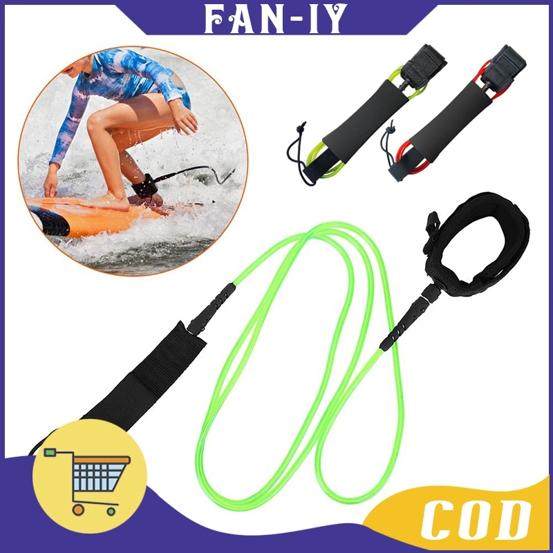7ft 9ft Tali Papan Selancar Leash Tali Pedal Kaki Tali Papan Surfing