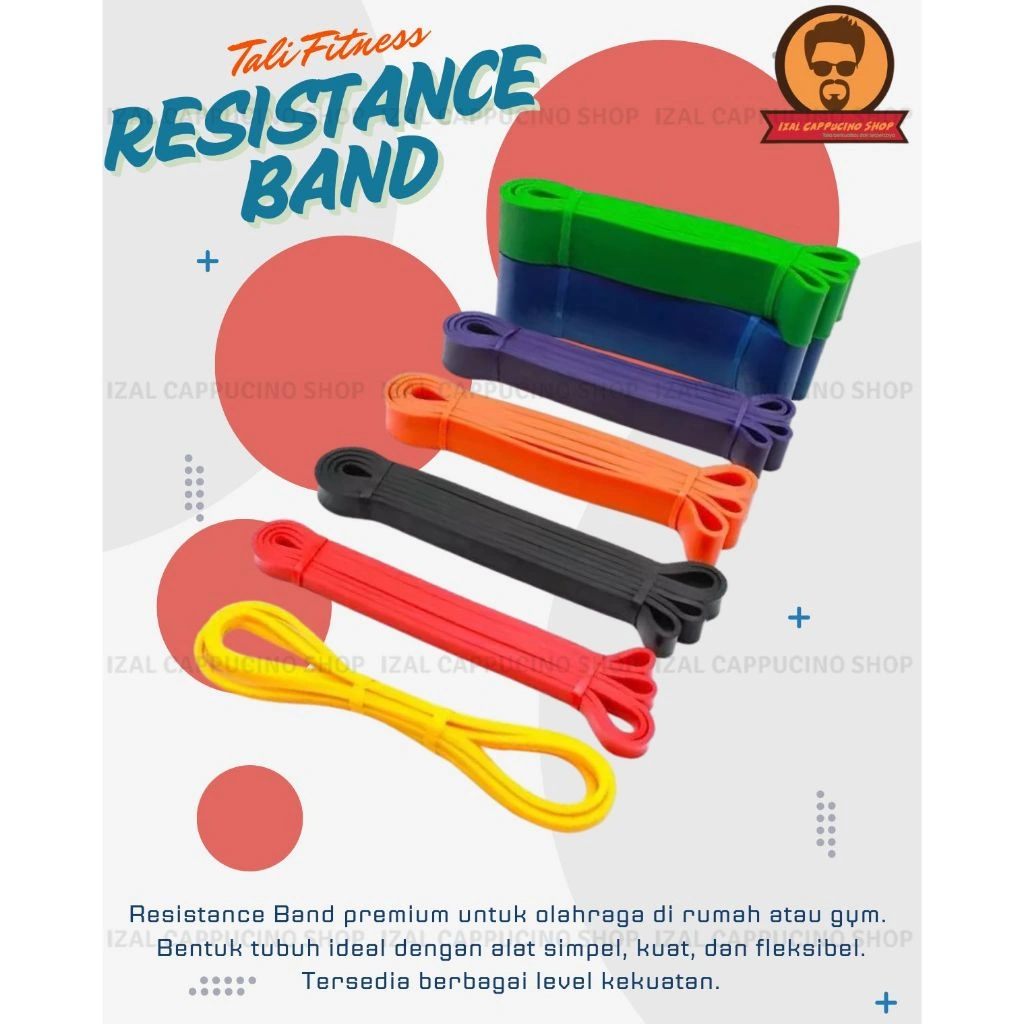 Resistance Band / Power Band Stretching Karet Fitness Pull Up Fitness Yoga Gym