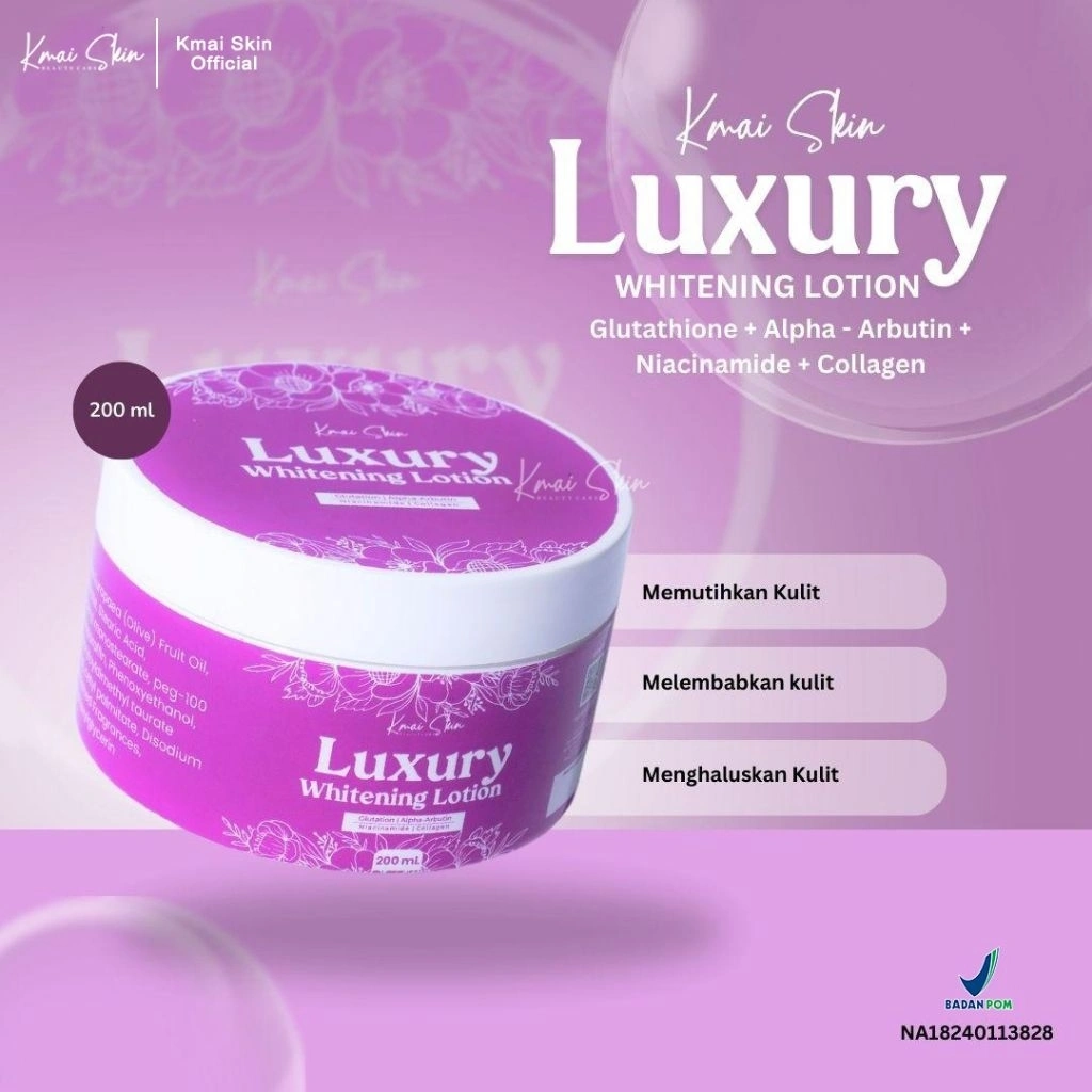 [ECER] LUXURY WHITENING LOTION KMAI SKIN | Lotion Pemutih - Body Lotion Pemutih
