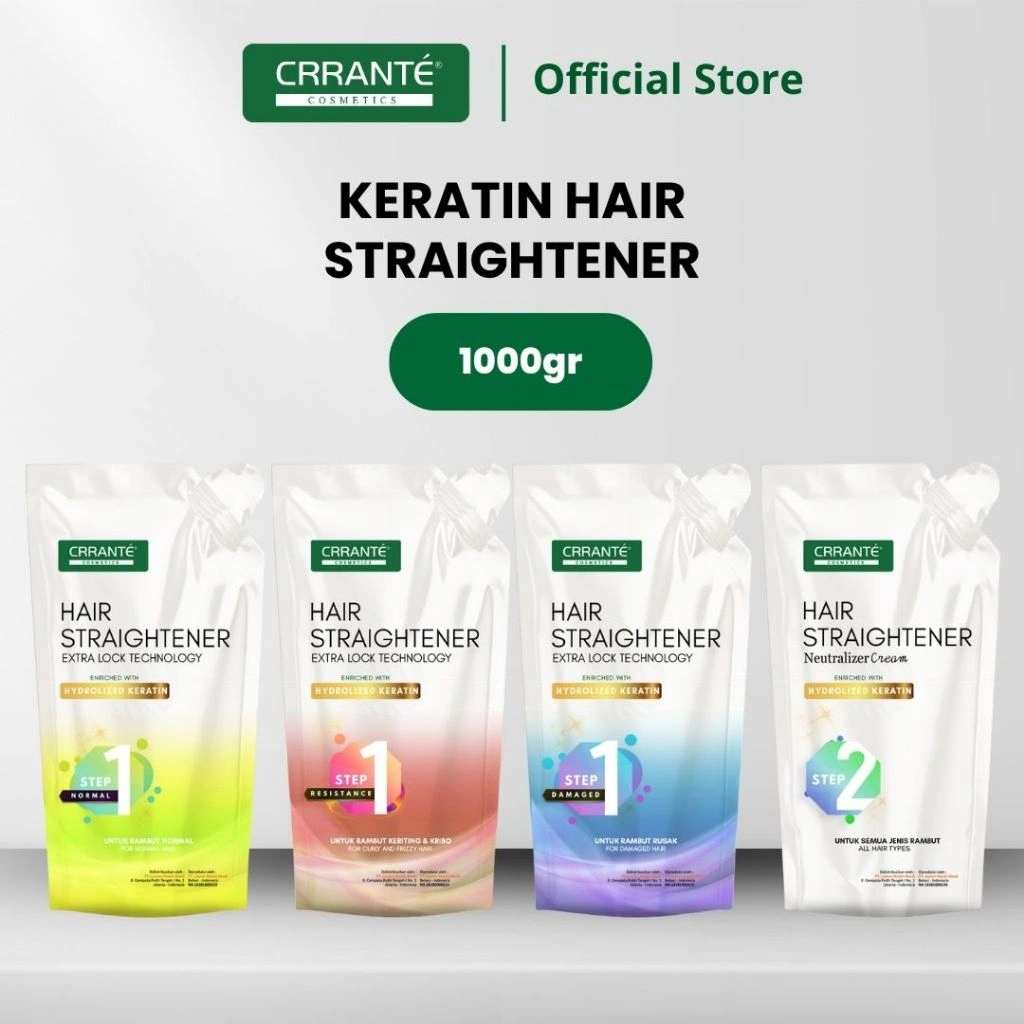 Crrante Hair Straightener with Hydrolized keratin 1000g