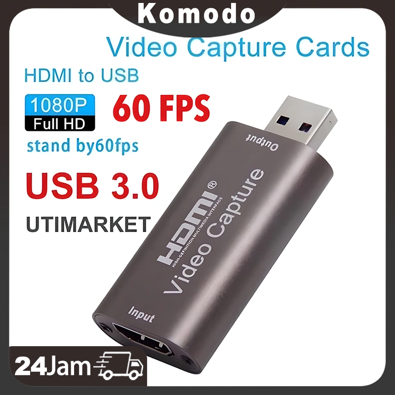 Actual Video Capture HDMI USB Card Support Untuk PS4 Game Camera Recording Full HD 1080P Live Streaming PS4 Game Camera Recording Full HD 1080P Live StreamingCard Support Untuk